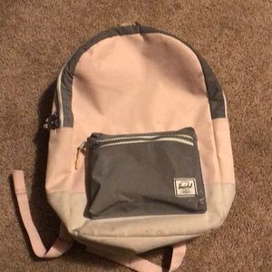 Pink school bag